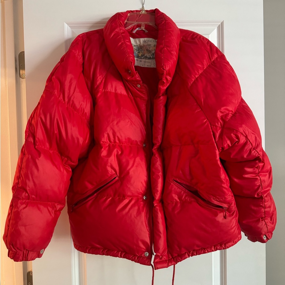 Vintage Moncler Grenoble Red Jacket